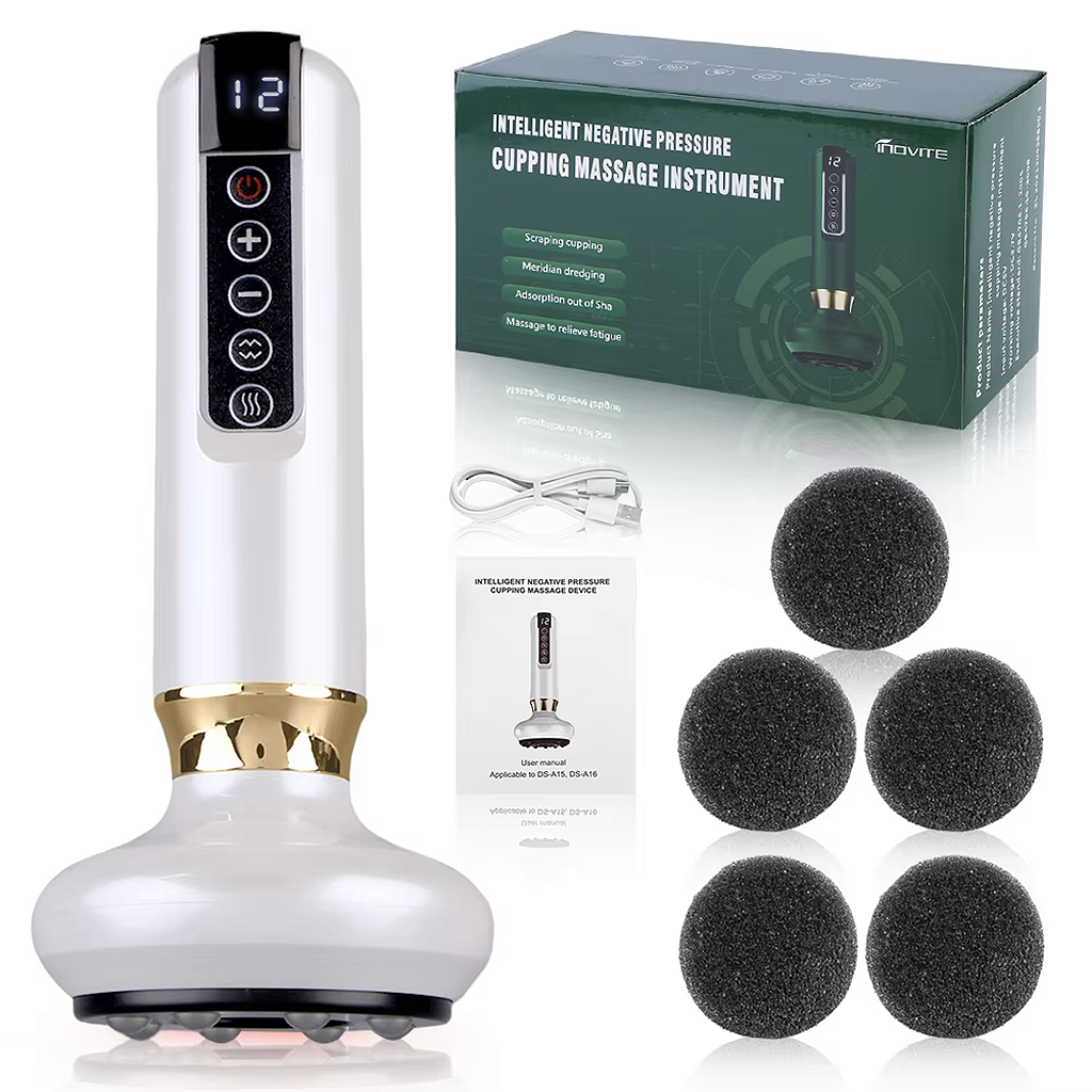 Smart Wireless Thermal Cupping & Roller Massager (Type-C)