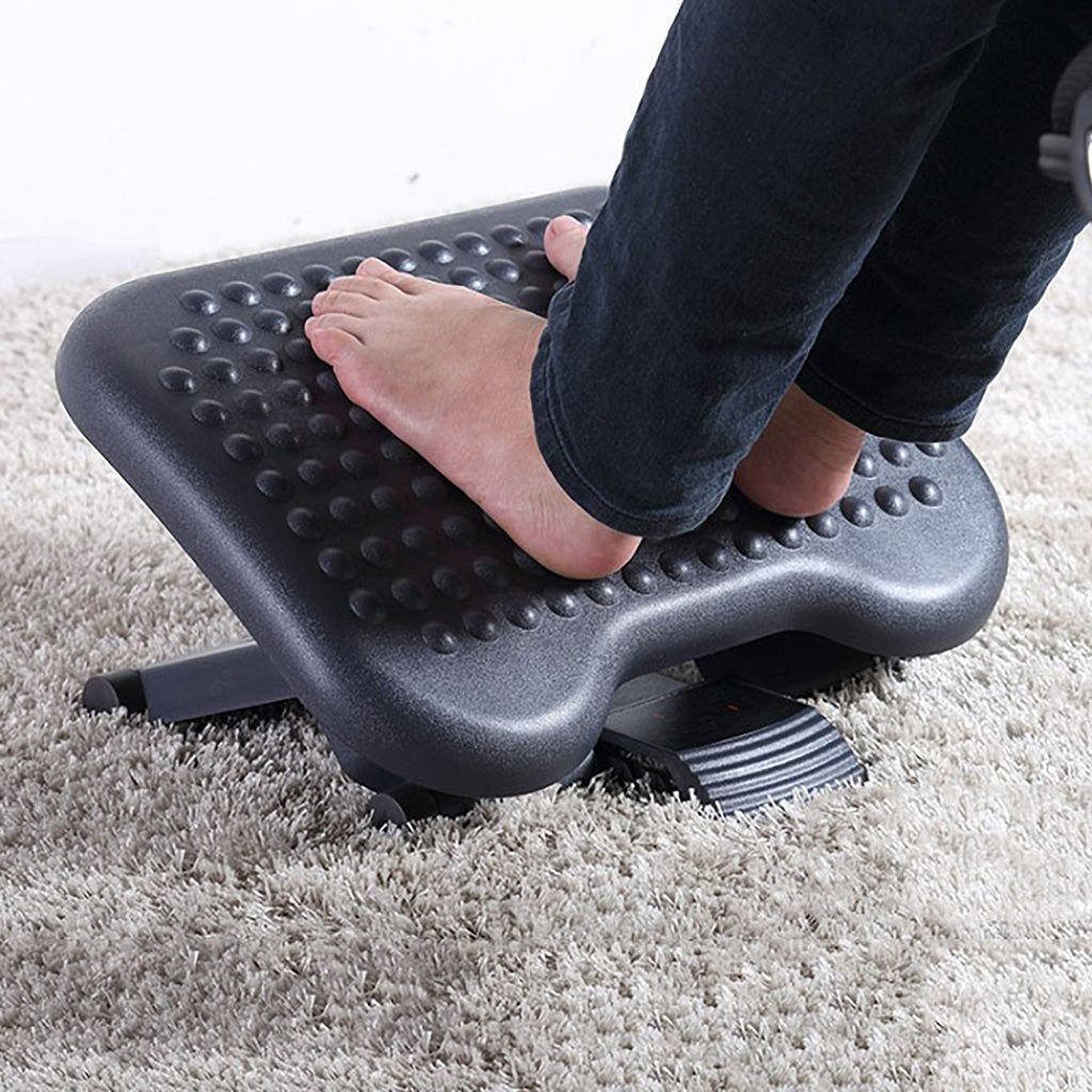 ✨ Ergonomic Bio-Active Adjustable Massage Footrest
