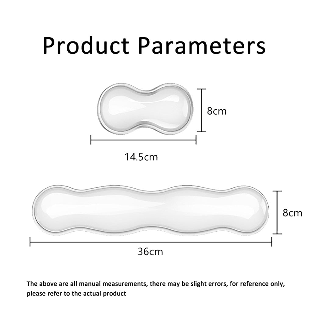 AURA-FORM ERGO REST | Interfaccia da scrivania in silicone traslucido
