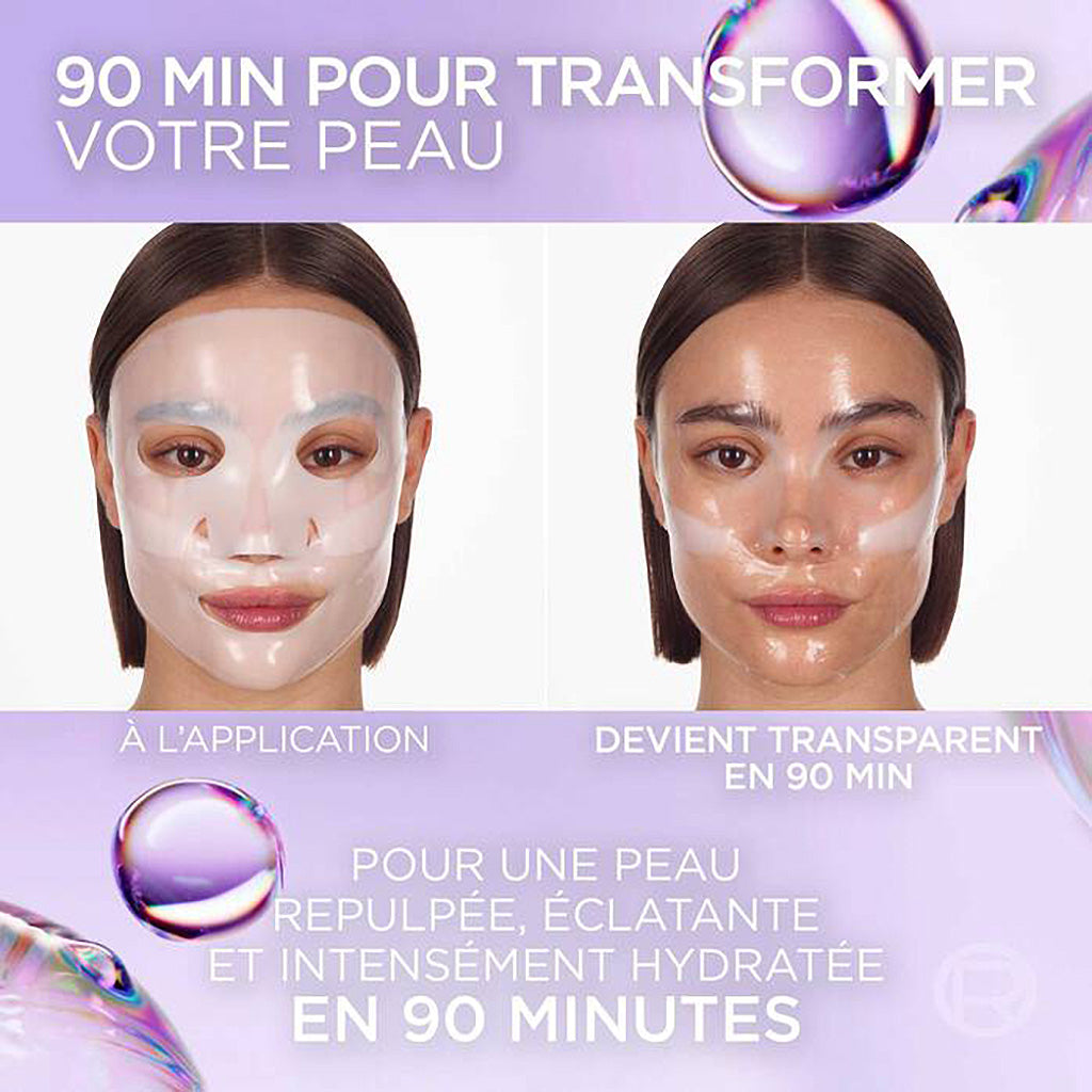 ✨ Masque Hydrogel "Peau de Verre" Revitalift L'Oréal Paris