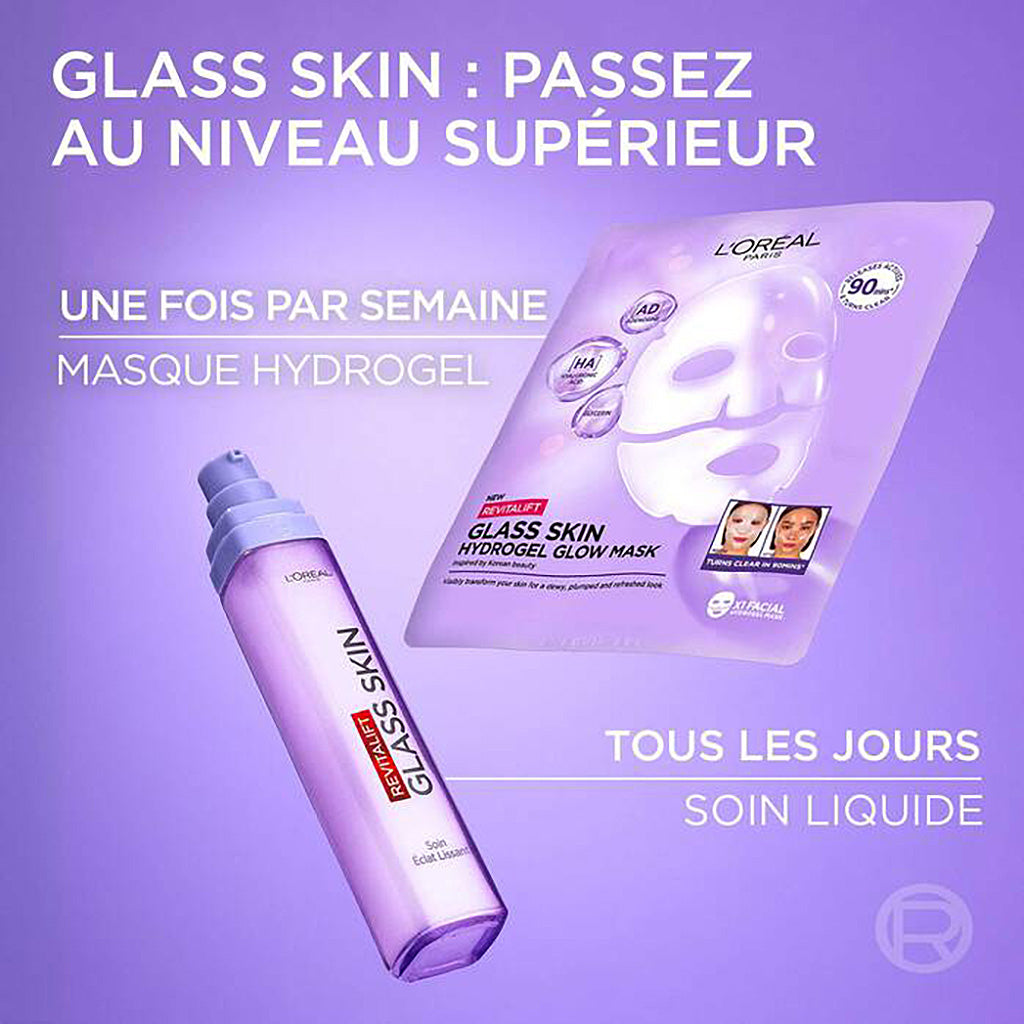 ✨ Masque Hydrogel "Peau de Verre" Revitalift L'Oréal Paris