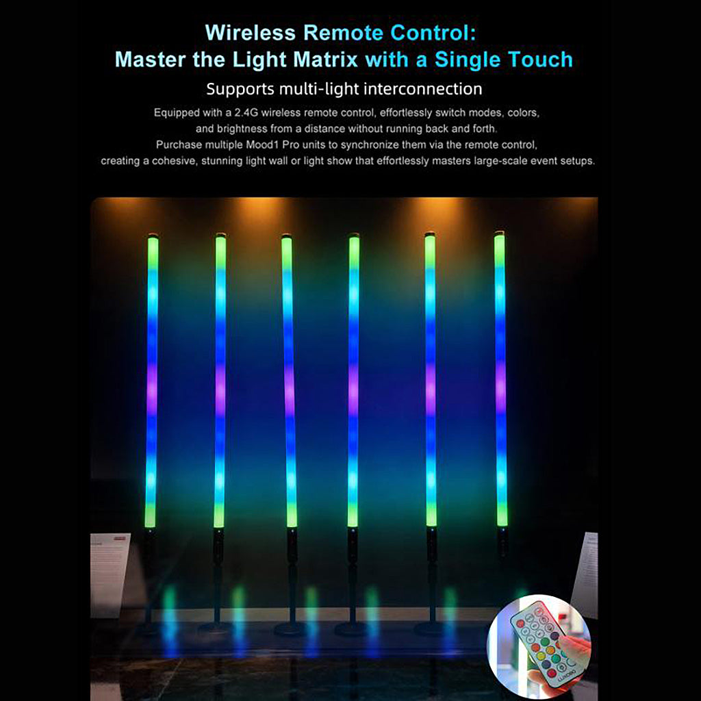 Professional Full Spectrum Handheld RGB Tube Light, CRI 95+