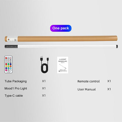Professional Full Spectrum Handheld RGB Tube Light, CRI 95+