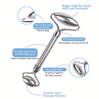 Dual-Ended Analog Cryo Roller (Stainless Steel)