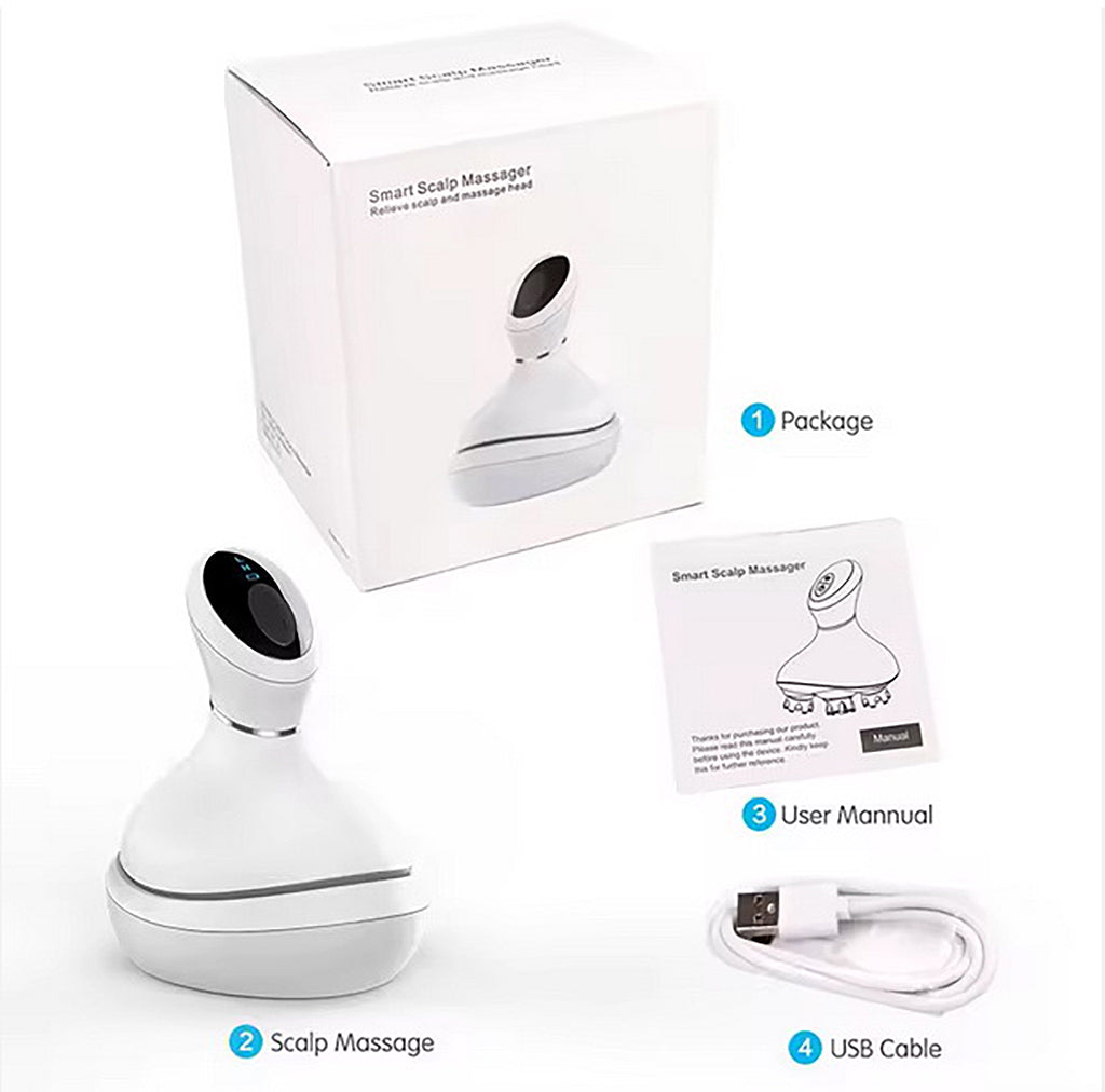 IPX7 Smart Wireless Head Scalp Massager (Type-C)