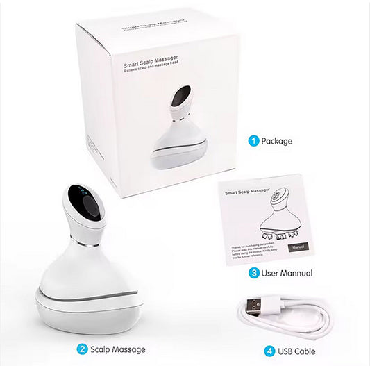 IPX7 Smart Wireless Head Scalp Massager (Type-C)