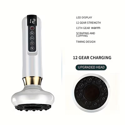 Smart Wireless Thermal Cupping & Roller Massager (Type-C)