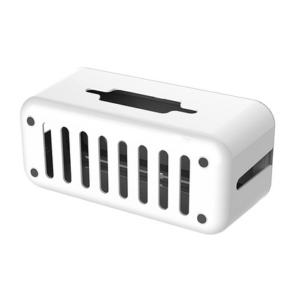 Premium Desk Cable Management Box & Device Stand
