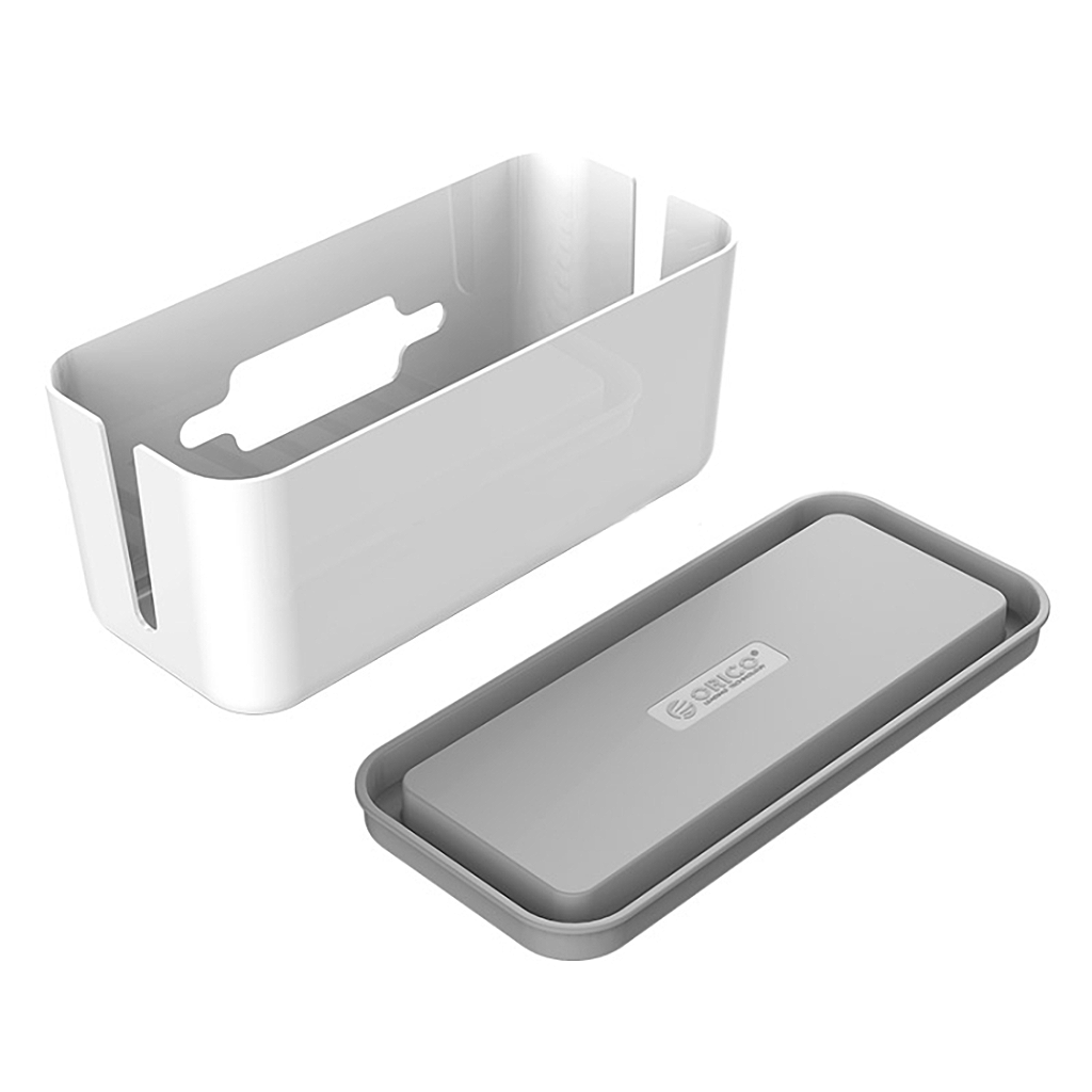 Premium Desk Cable Management Box & Device Stand