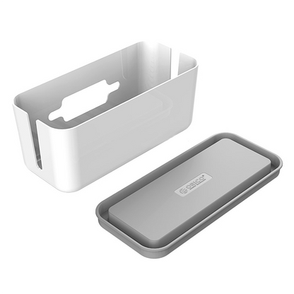 Premium Desk Cable Management Box & Device Stand