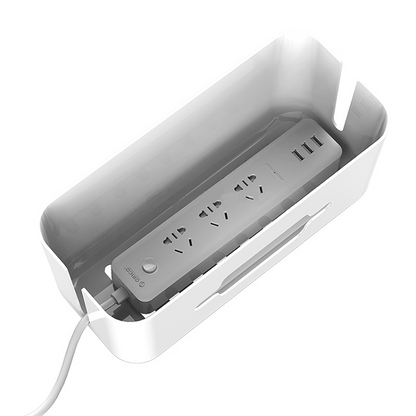 Premium Desk Cable Management Box & Device Stand