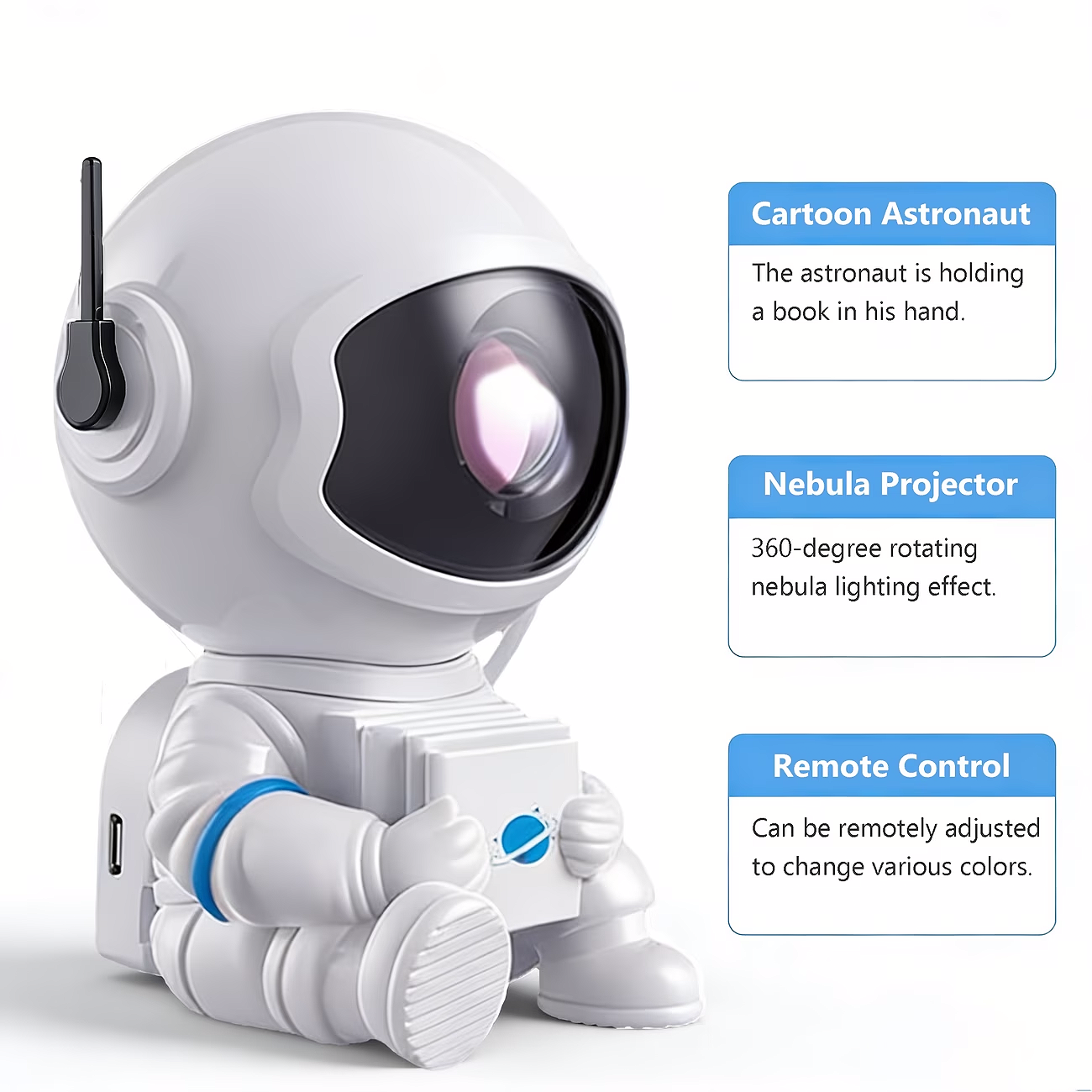 Projecteur de nébuleuse astronaute premium