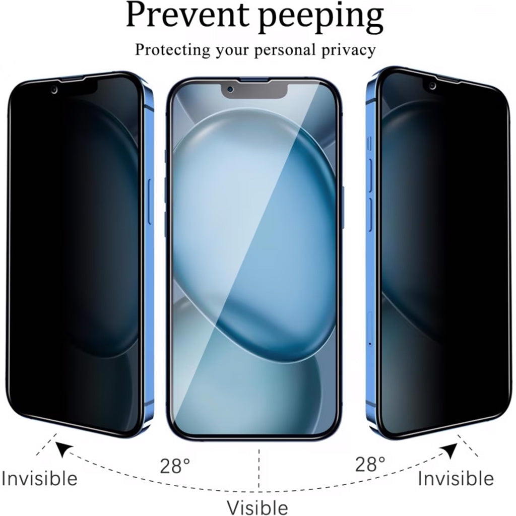 BLACKOUT SHIELD : Verre trempé de défense de la vie privée