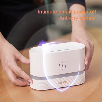 Humidificateur intelligent à ultrasons et diffuseur d'arômes à flamme RVB