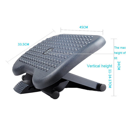 ✨ Ergonomic Bio-Active Adjustable Massage Footrest