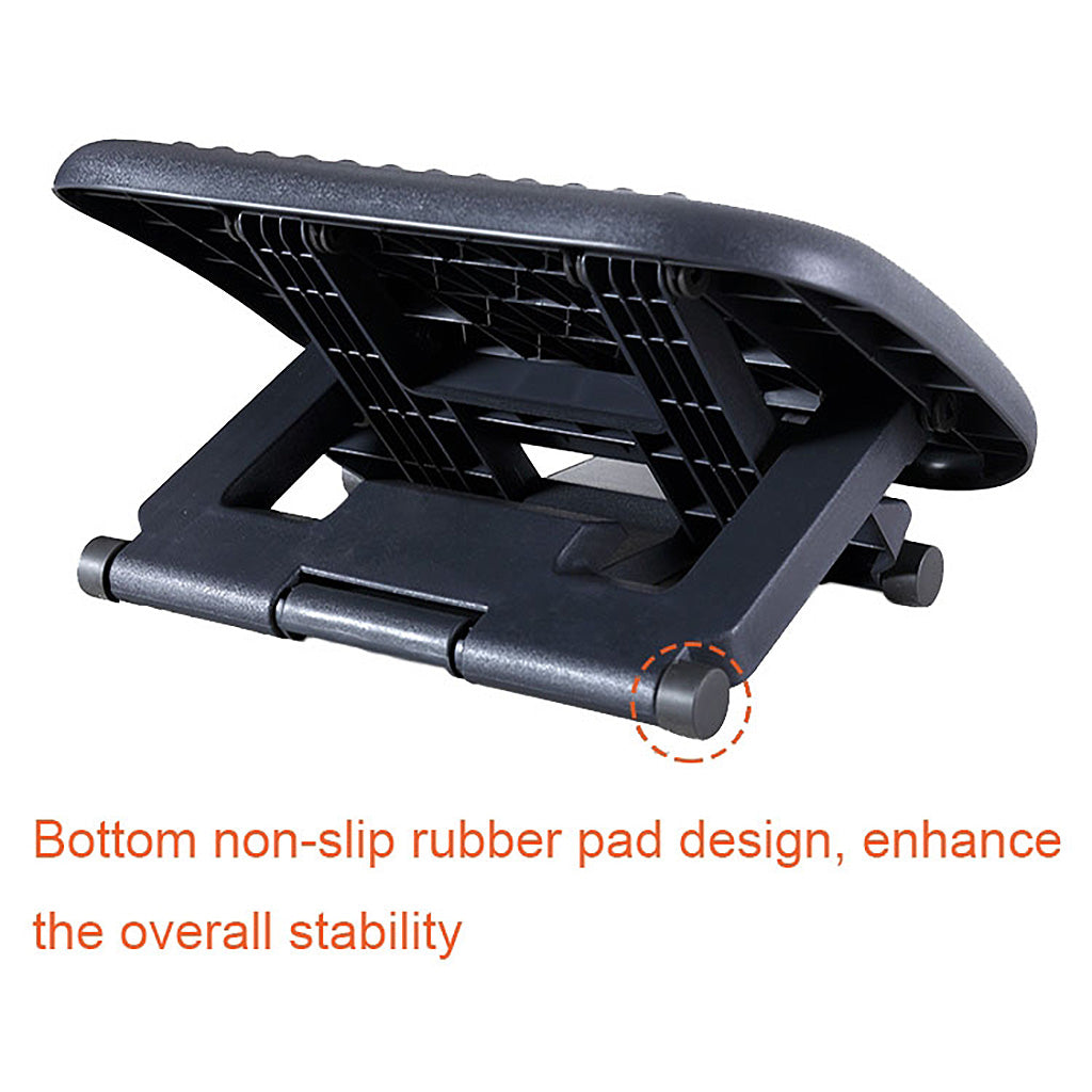 ✨ Ergonomic Bio-Active Adjustable Massage Footrest