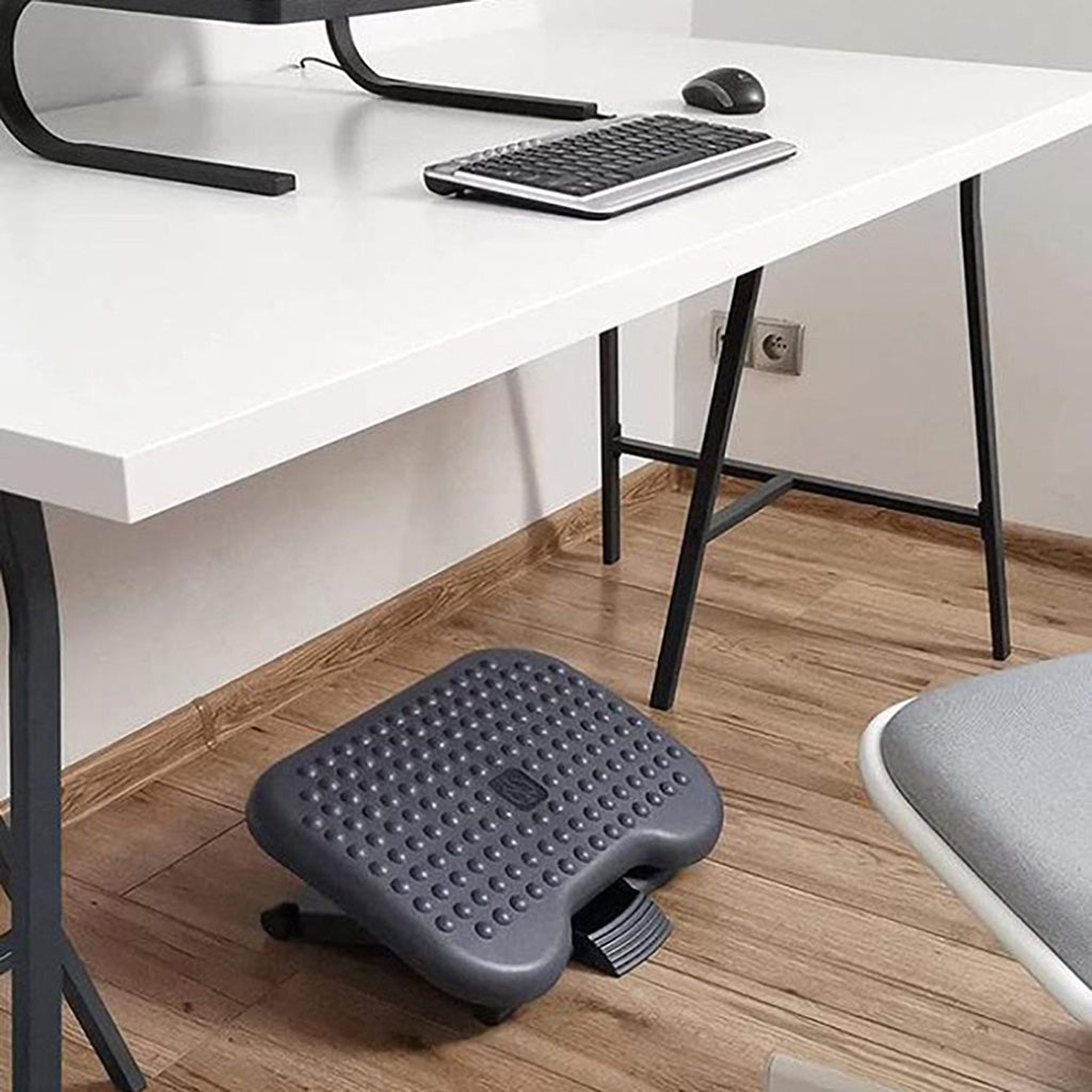 ✨ Ergonomic Bio-Active Adjustable Massage Footrest