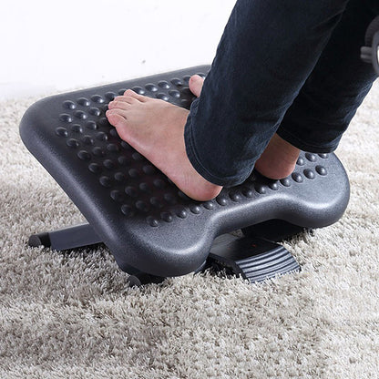 ✨ Ergonomic Bio-Active Adjustable Massage Footrest
