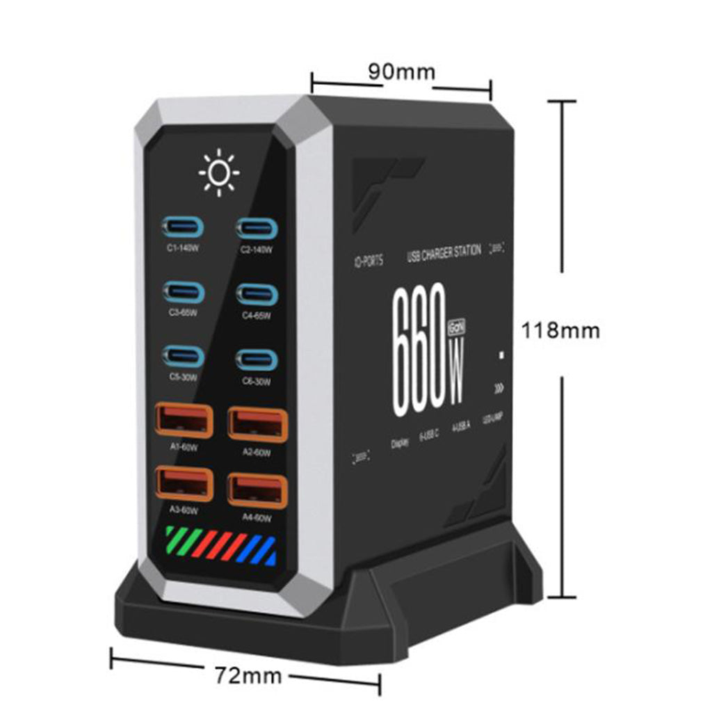 ENERGY NEXUS 660W GaN Desktop Interface