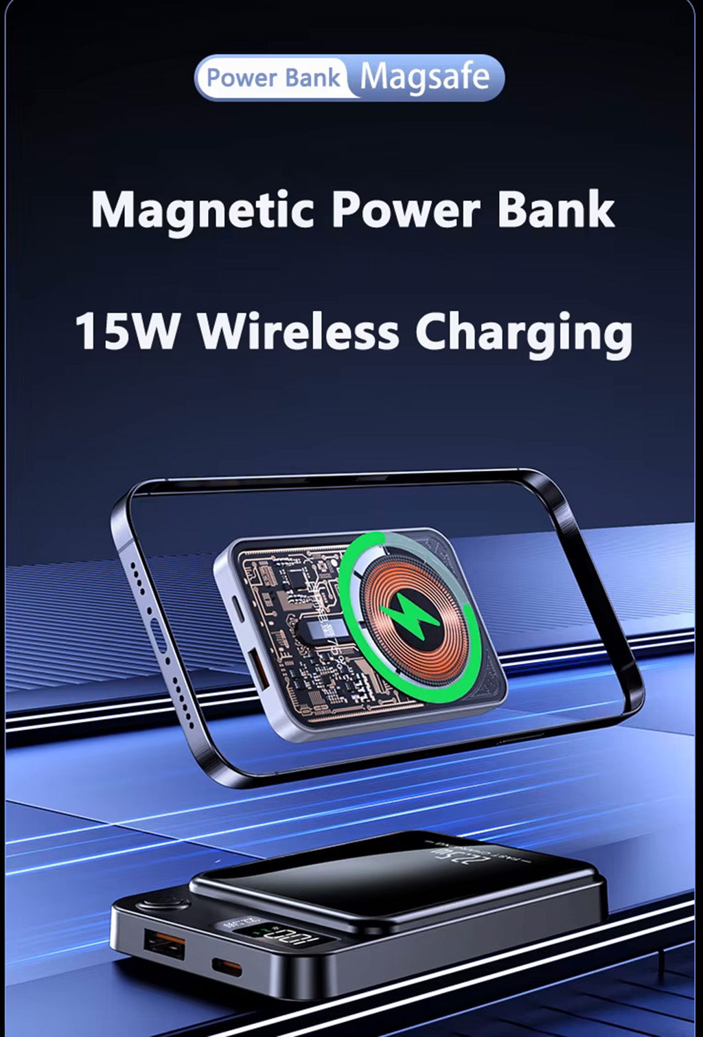 CORE - LINK MODULE Transparent MagSafe Energy Cell