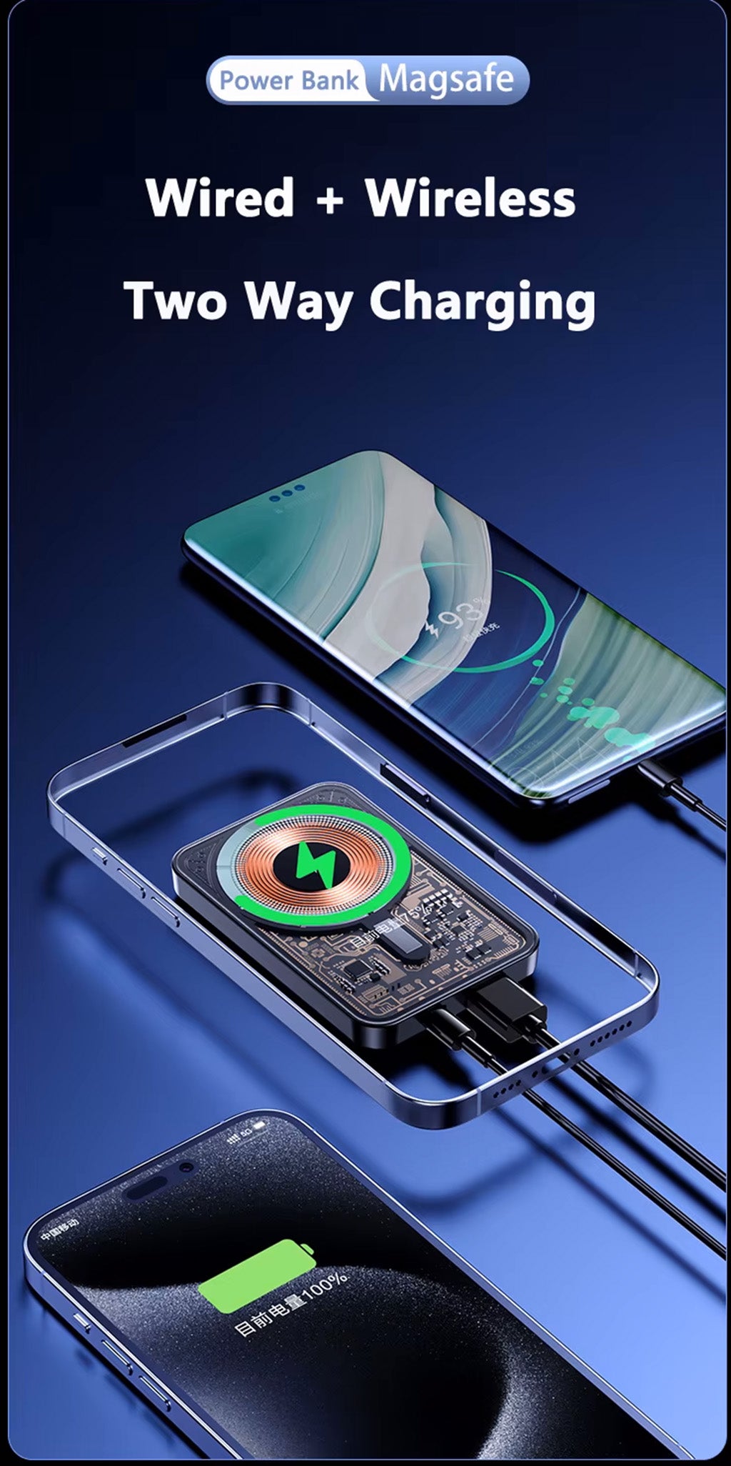 CORE - LINK MODULE Transparent MagSafe Energy Cell